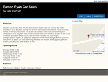 Tablet Screenshot of eamonryancarsales.simi.ie