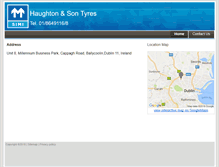 Tablet Screenshot of haughtonsontyres.simi.ie