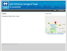 Tablet Screenshot of johnoconnorgaragecrashrepairs.simi.ie